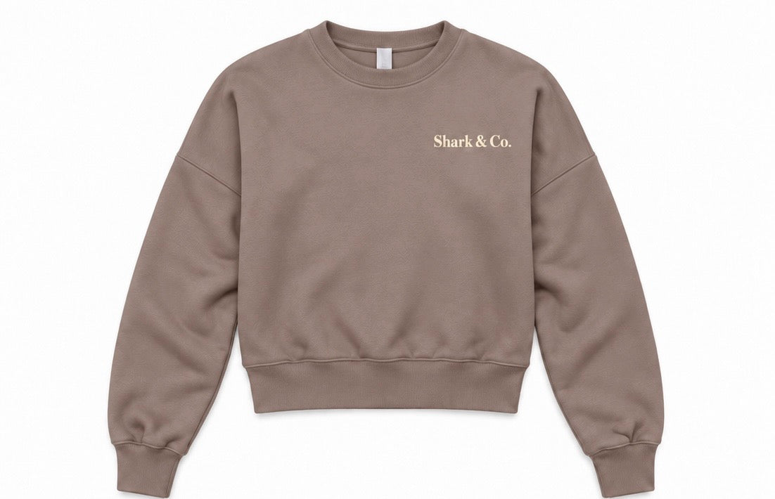Shark & Co. Women’s Signature Cropped Crewneck
