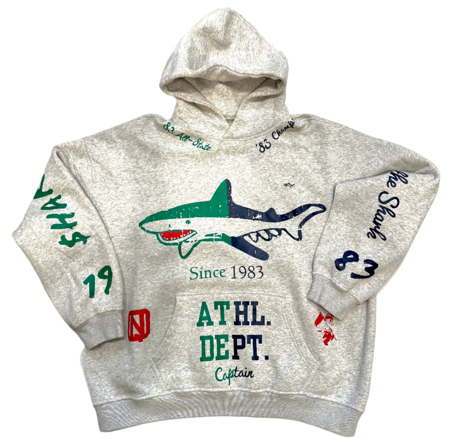 Shark Multi Graphic Hoodie