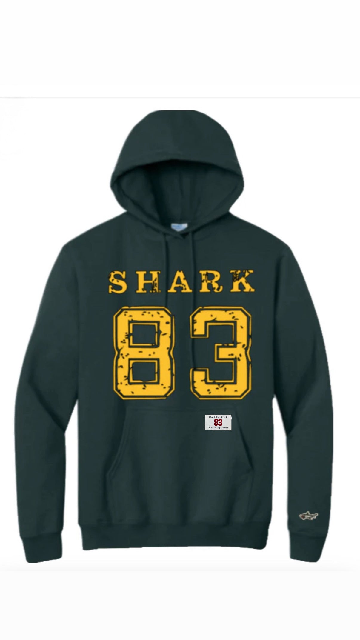 Shark '83 Forest Green Hoodie