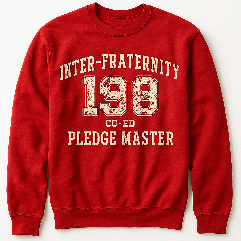 Inter-Fraternity Red Crewneck