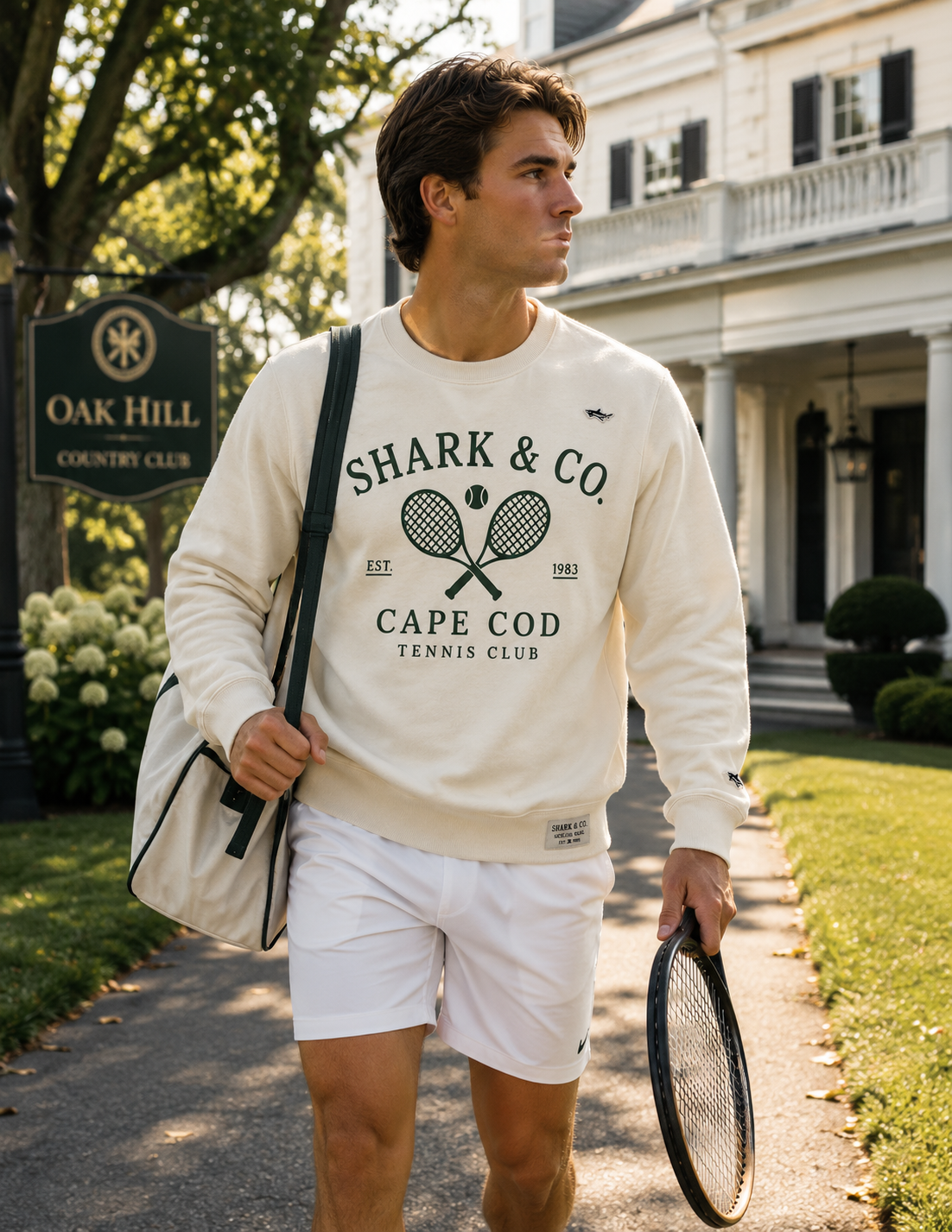 Shark & Co. Cape Cod Tennis Club Crewneck