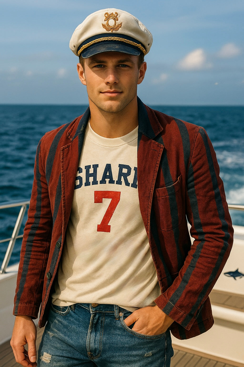 Shark #7 Tee