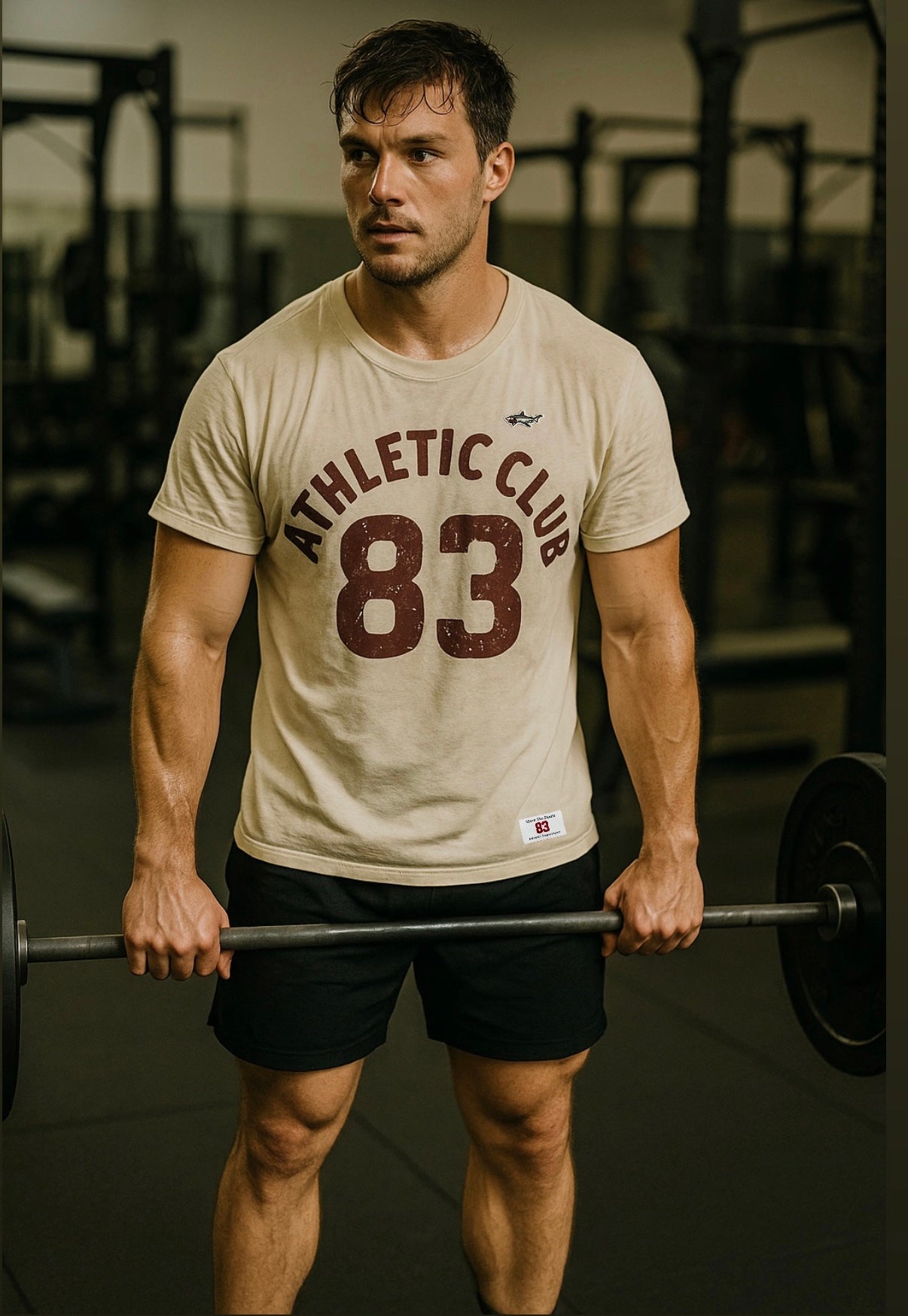 Athletic Club Cream Tee