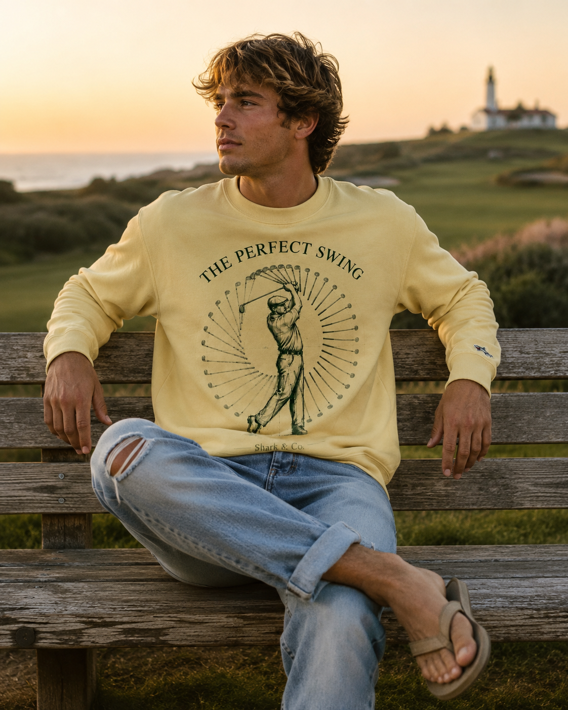 Shark & Co. Fairway Heritage Crewneck