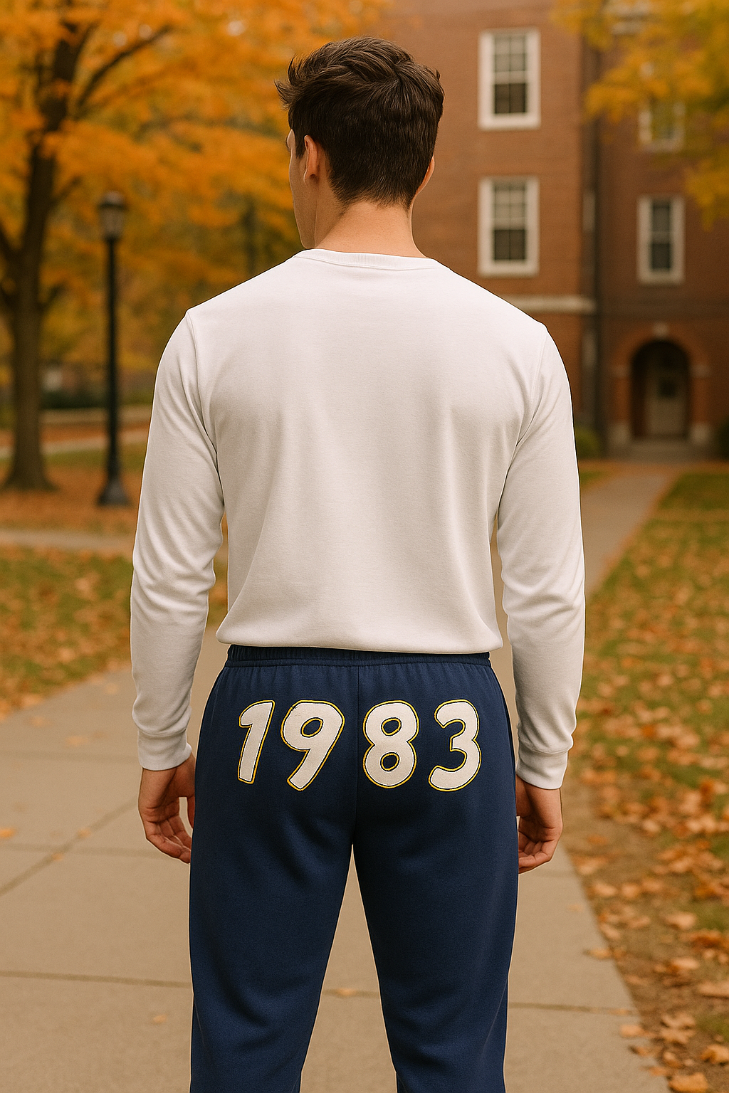 Shark University Navy Sweatpants