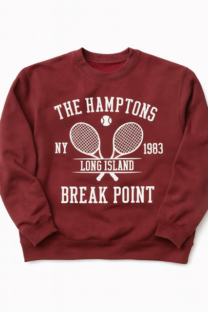 Youth Girls Hamptons Break Point Crewneck