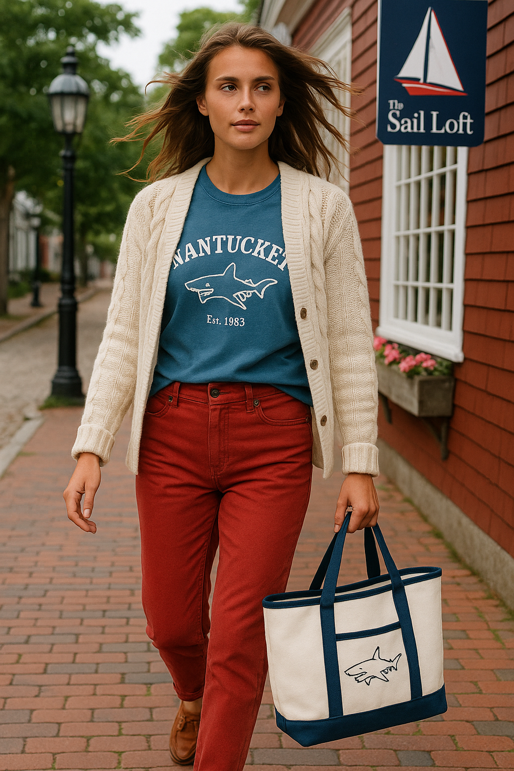 Nantucket Shark Tee