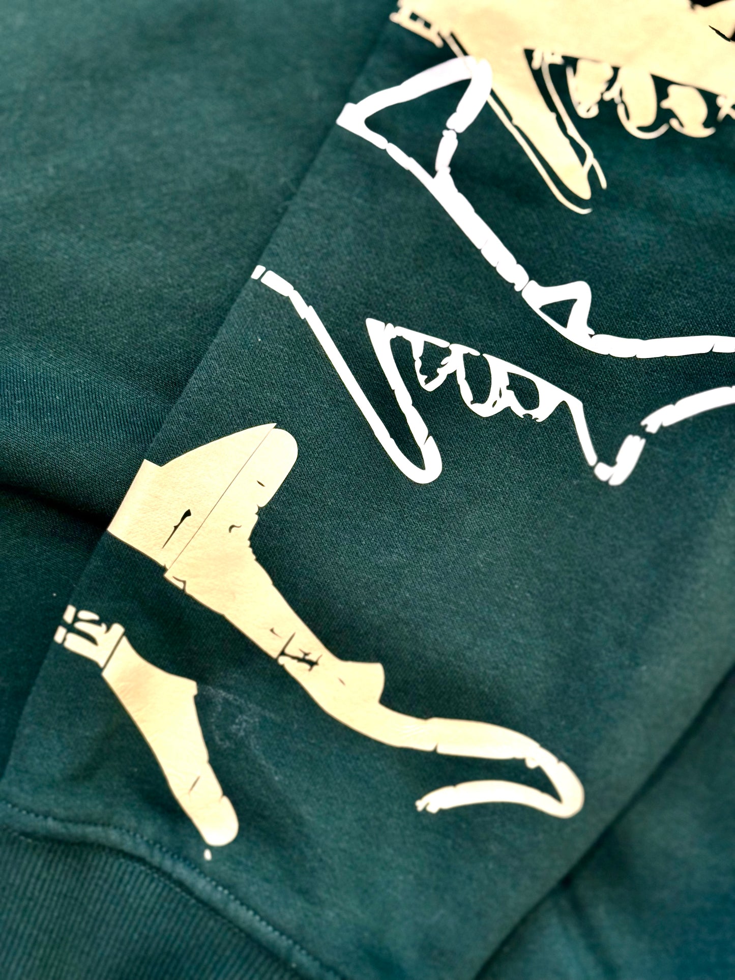 Dual Sleeve Multi Shark Crewneck
