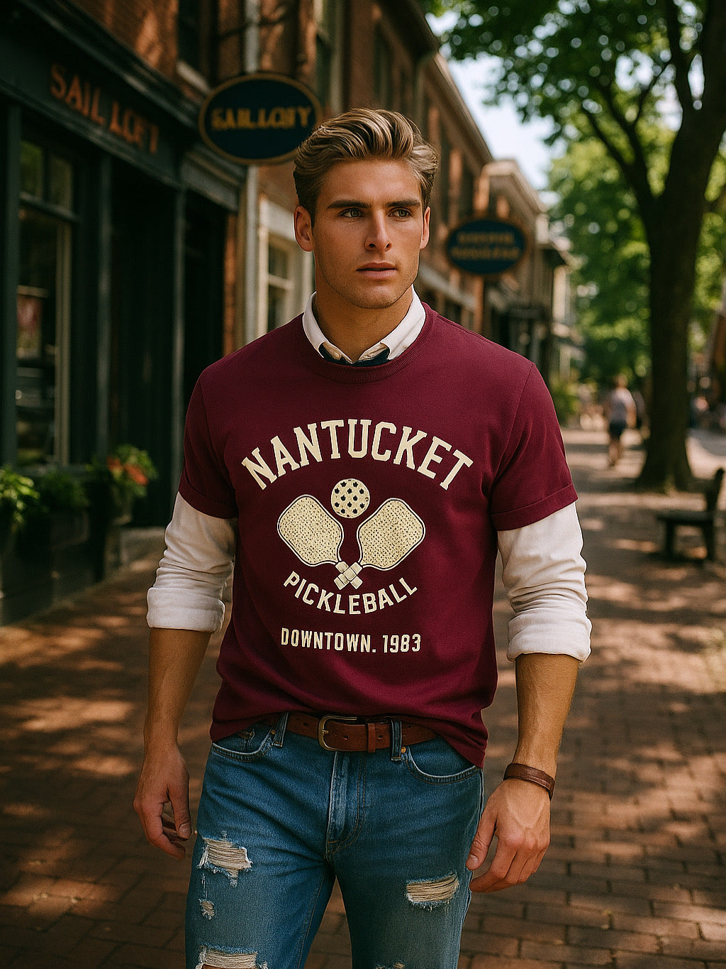 Nantucket Pickleball Tee