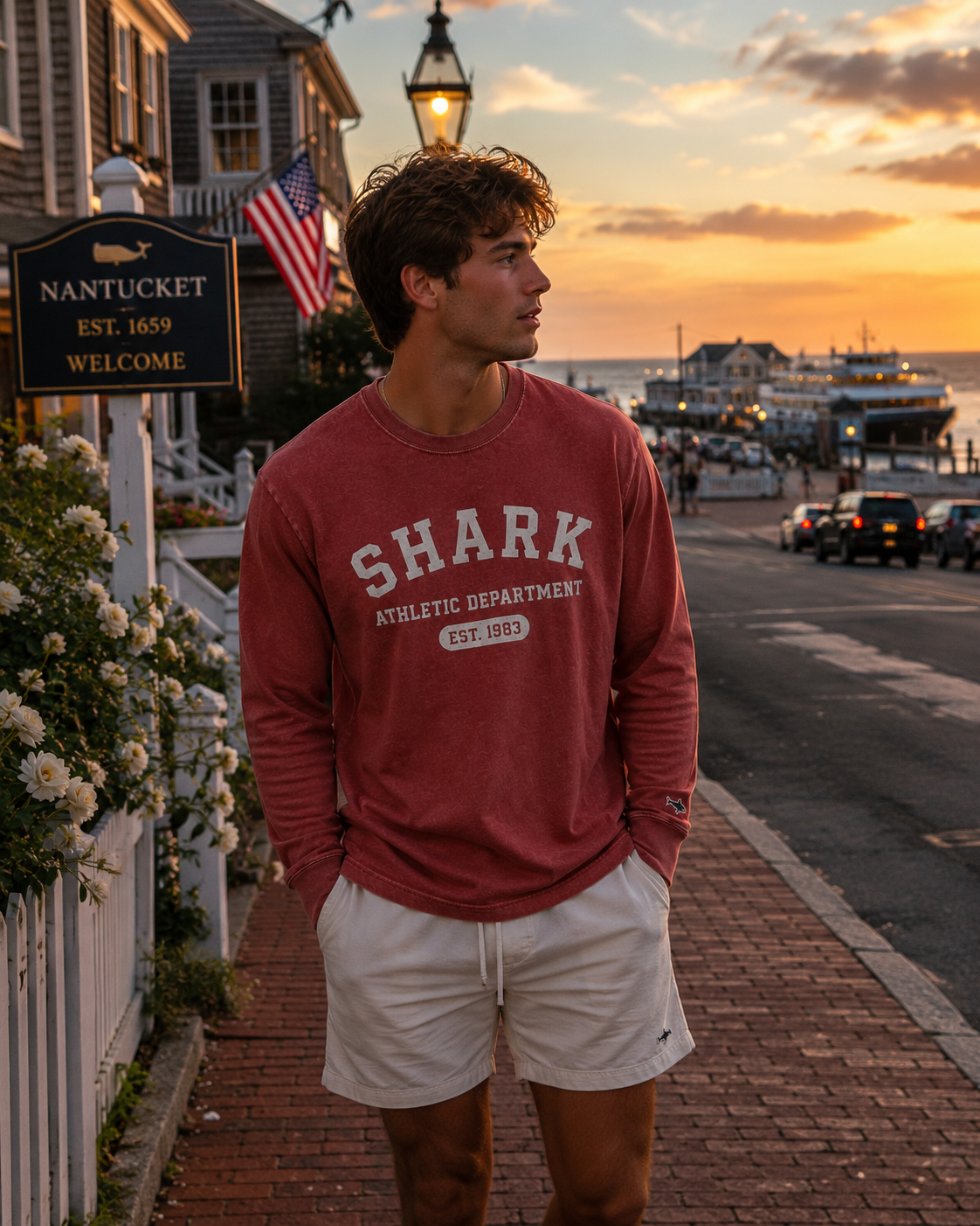 Shark Athletic Department Long Sleeve