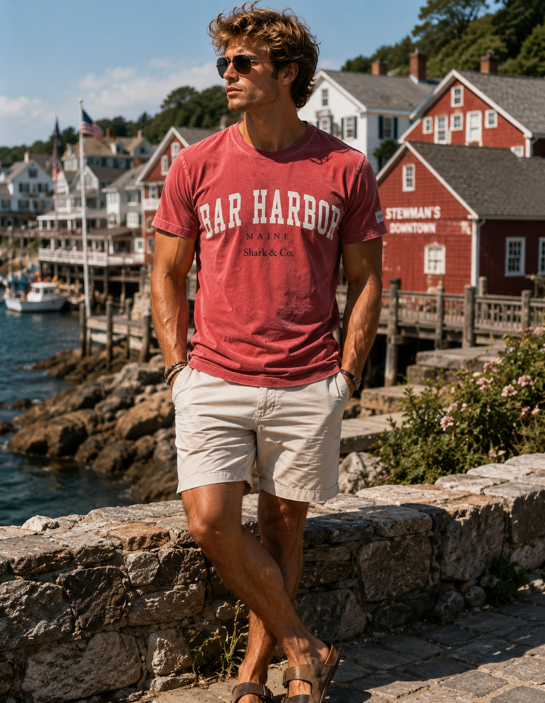 Shark & Co. Bar Harbor Heritage Tee