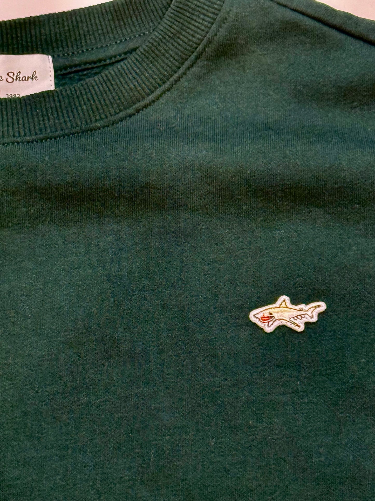 Dual Sleeve Multi Shark Crewneck