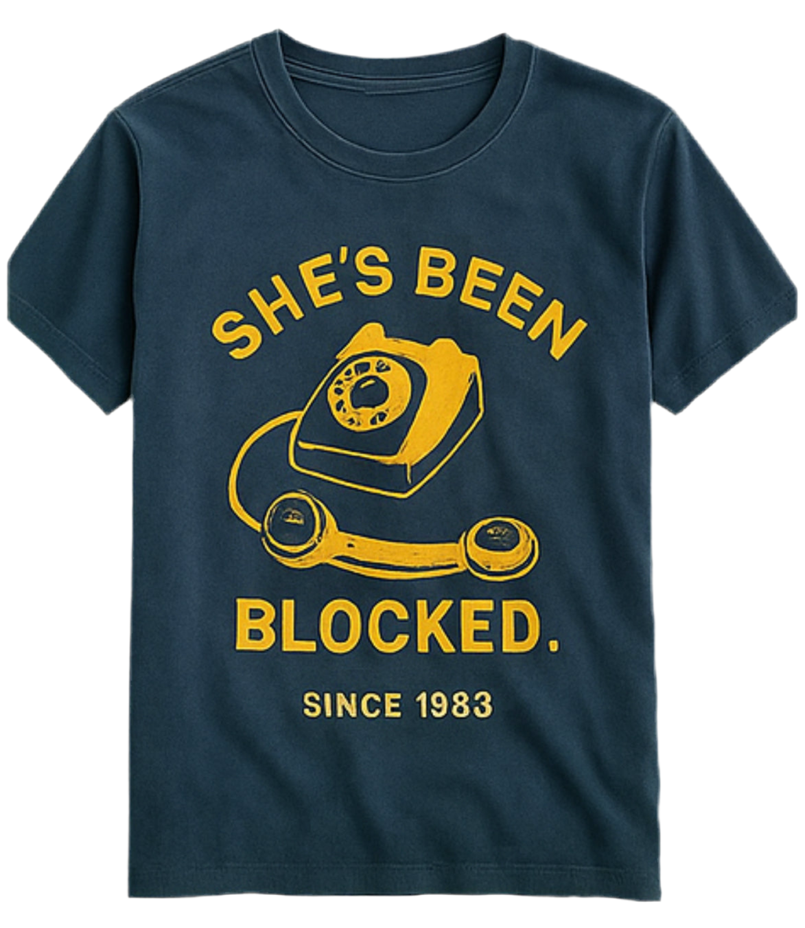 She’s been blocked Tee