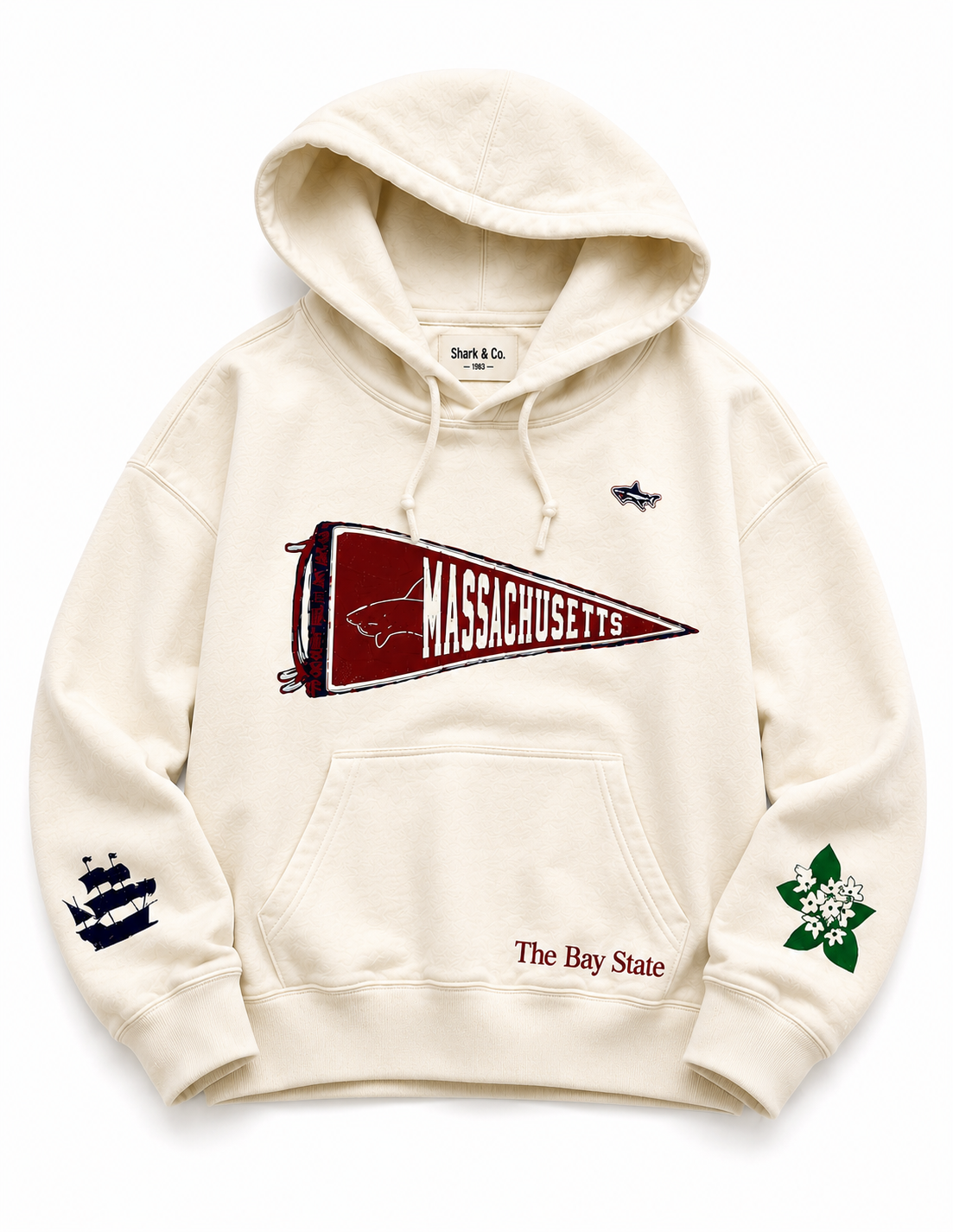 Shark & Co. Massachusetts Heritage Hoodie