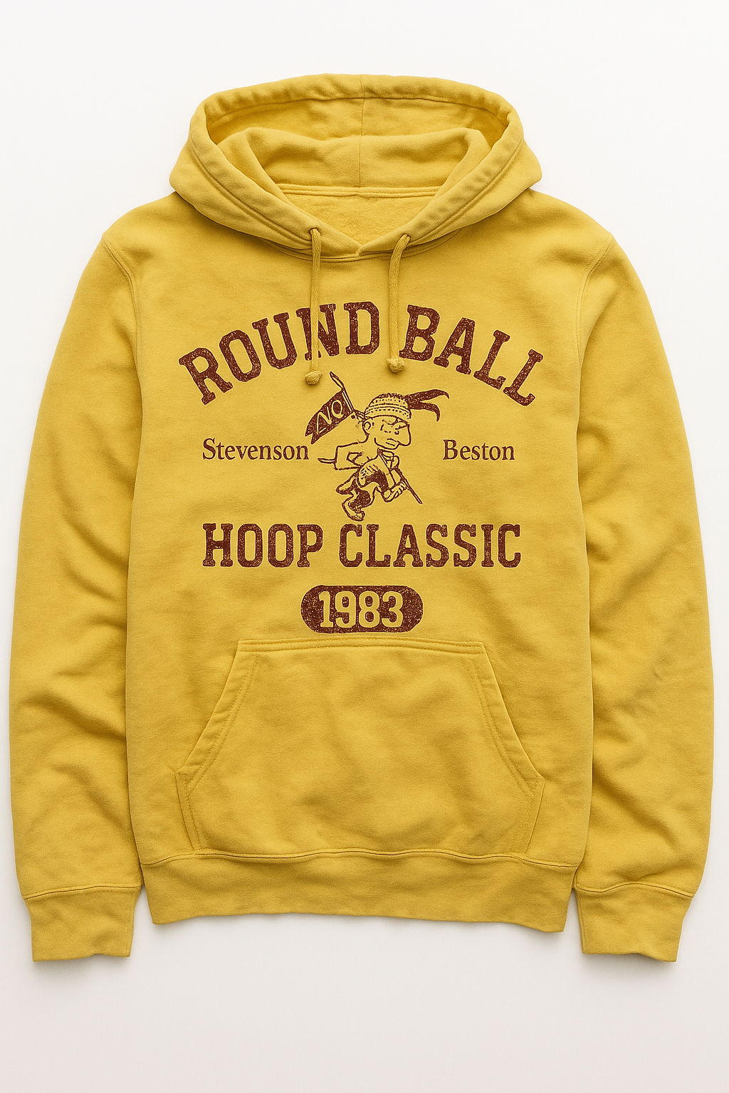Round Ball Classic Yellow Men’s Hoodie