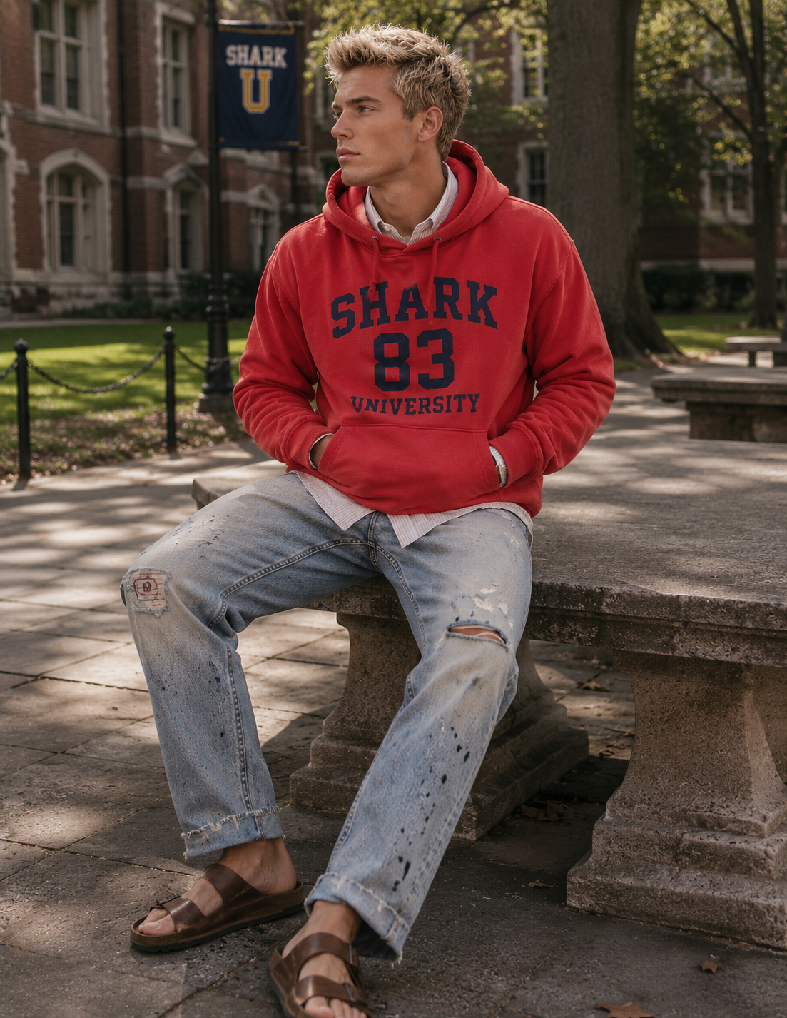 Shark ’83 University Hoodie