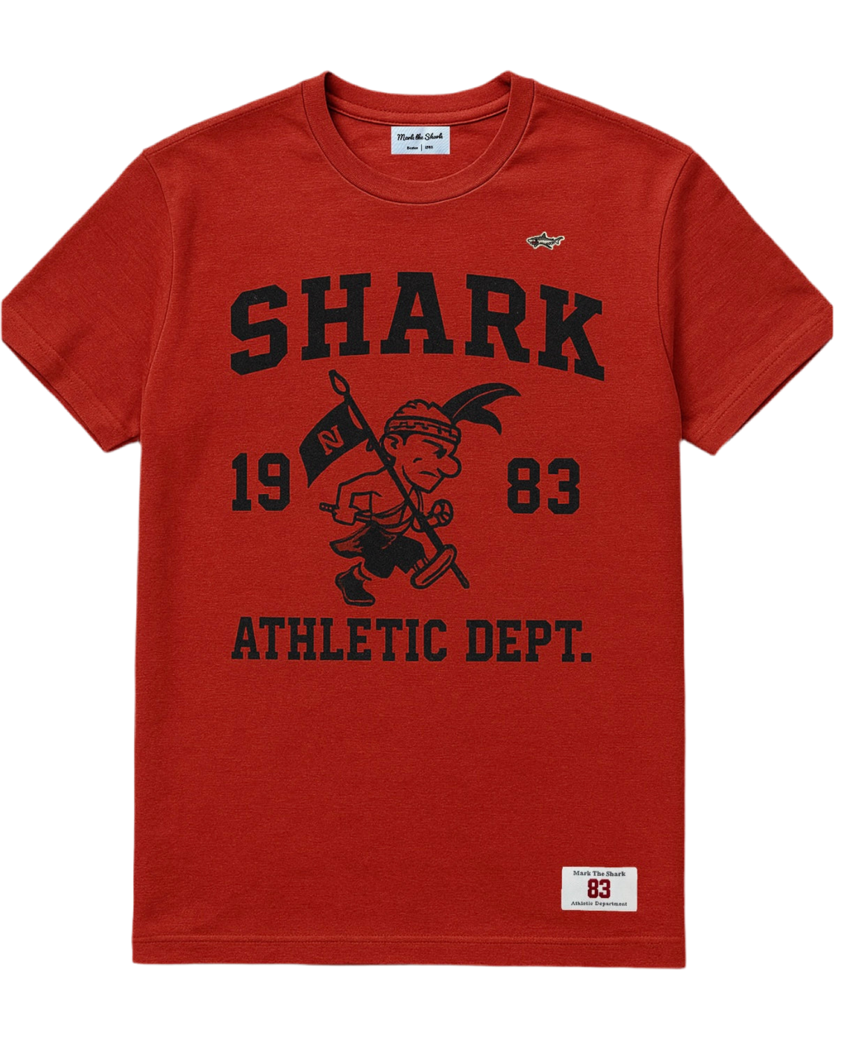 Shark Red Athletic Dept. Tee