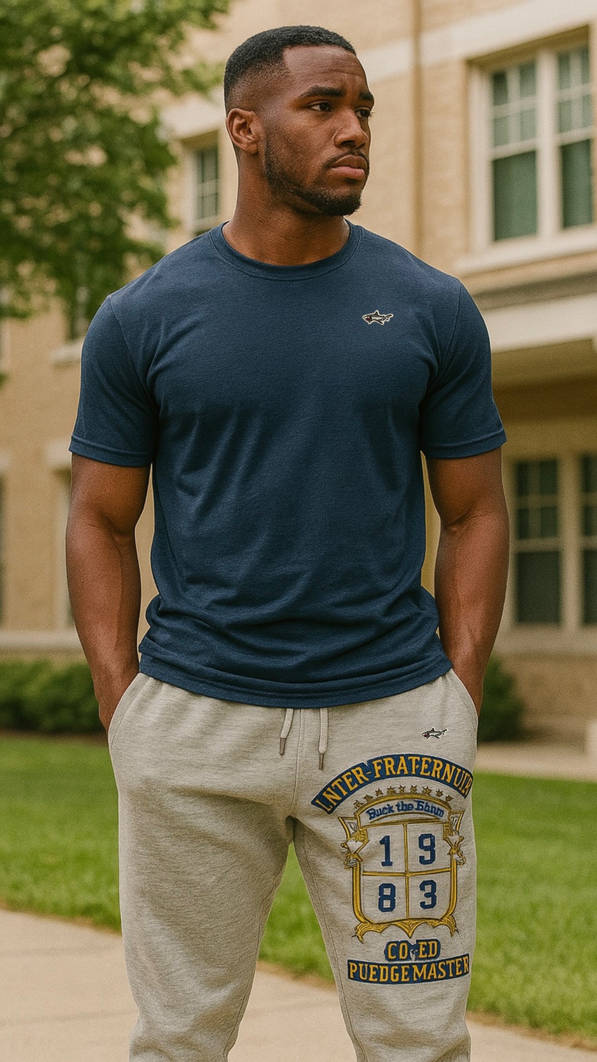 Pledge Master Navy Sweatpants