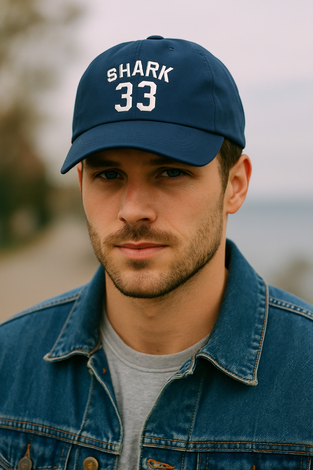 Shark 33 Navy Cap