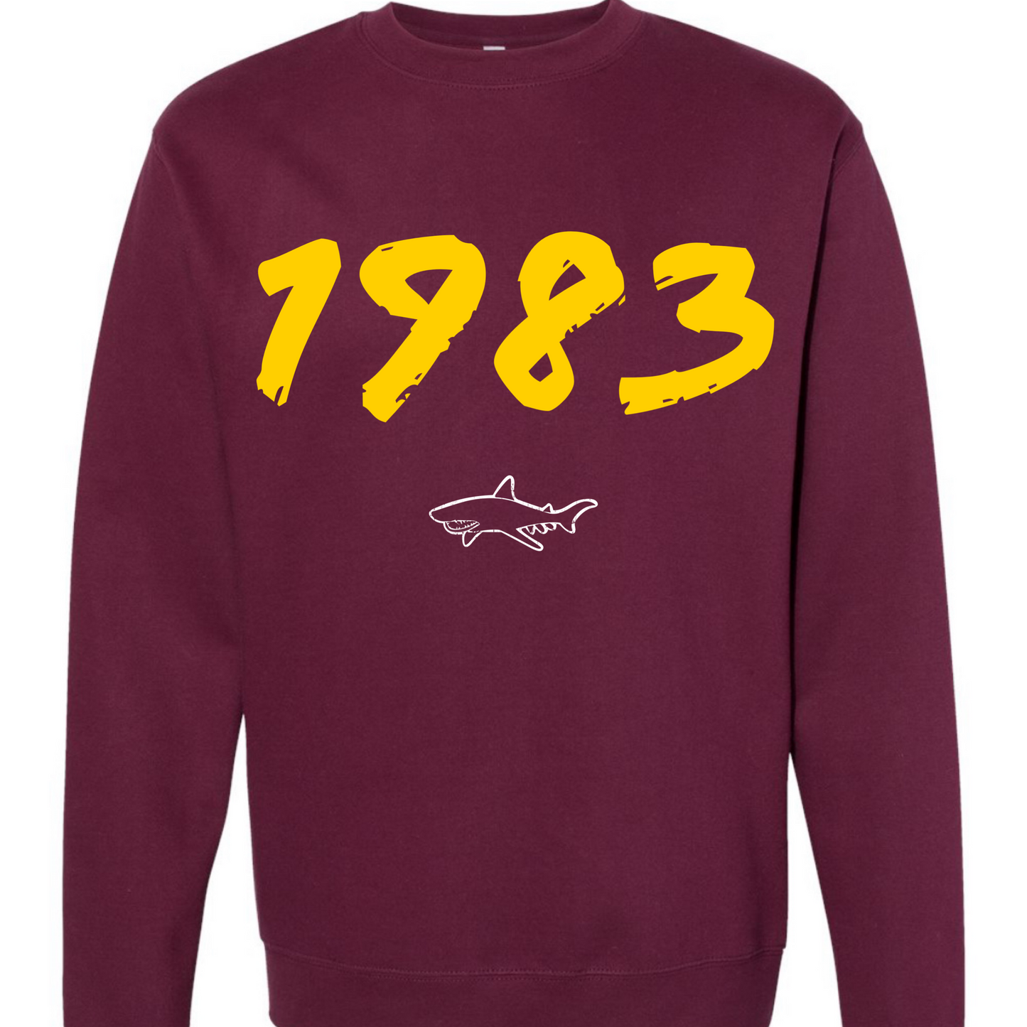 1983 Burgundy Crewneck