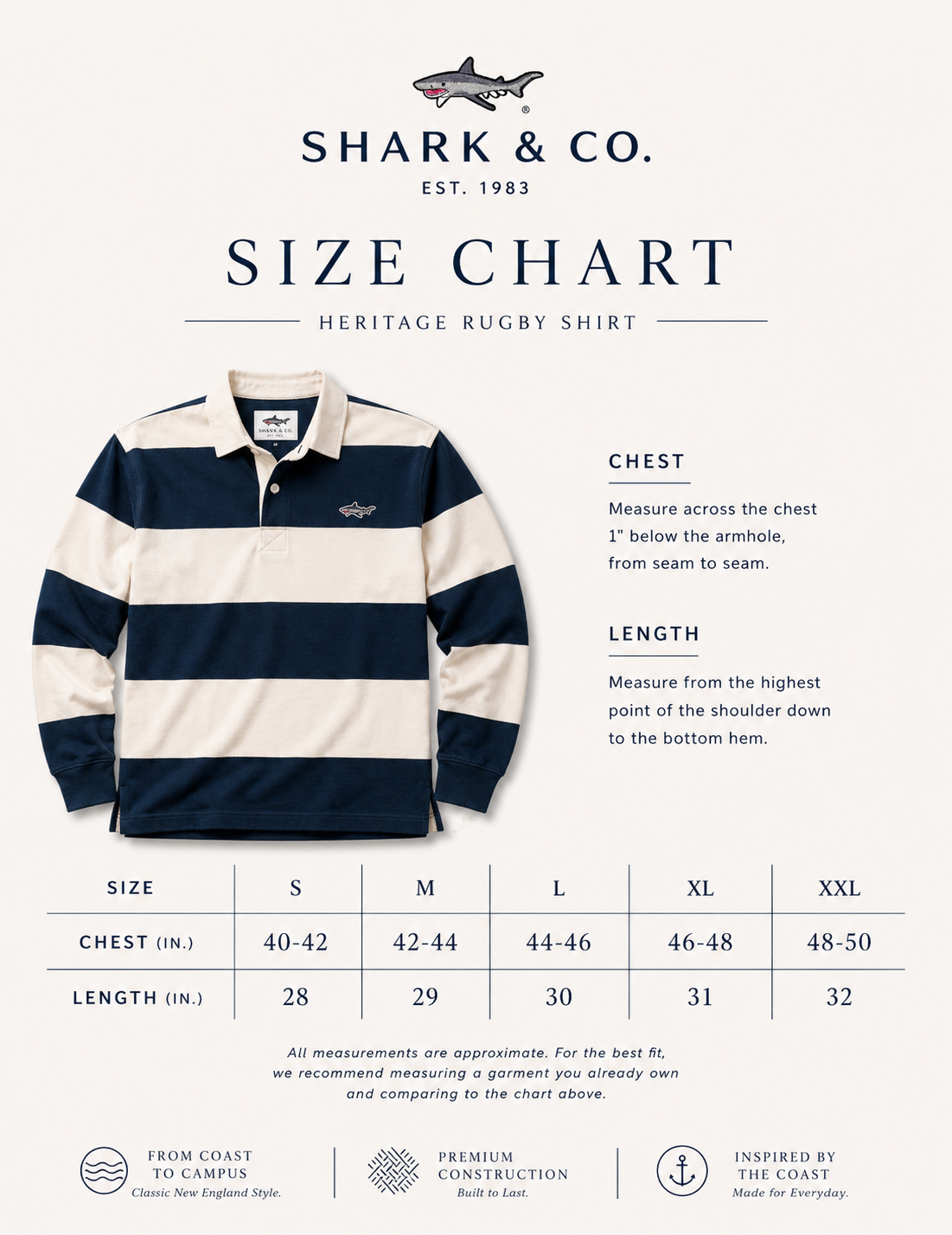 Shark & Co. Heritage Rugby Shirt