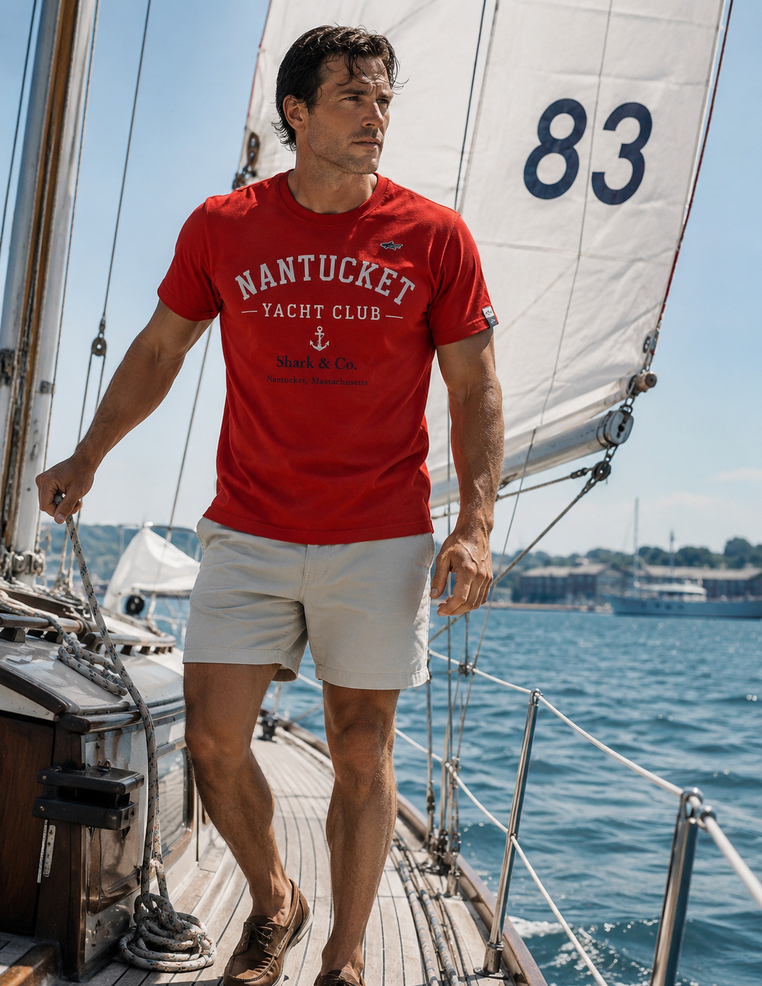 Shark & Co. Nantucket Yacht Club Tee