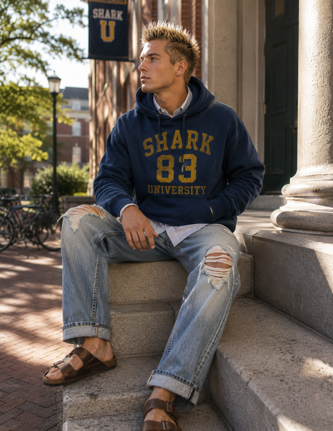 Shark ’83 University Hoodie