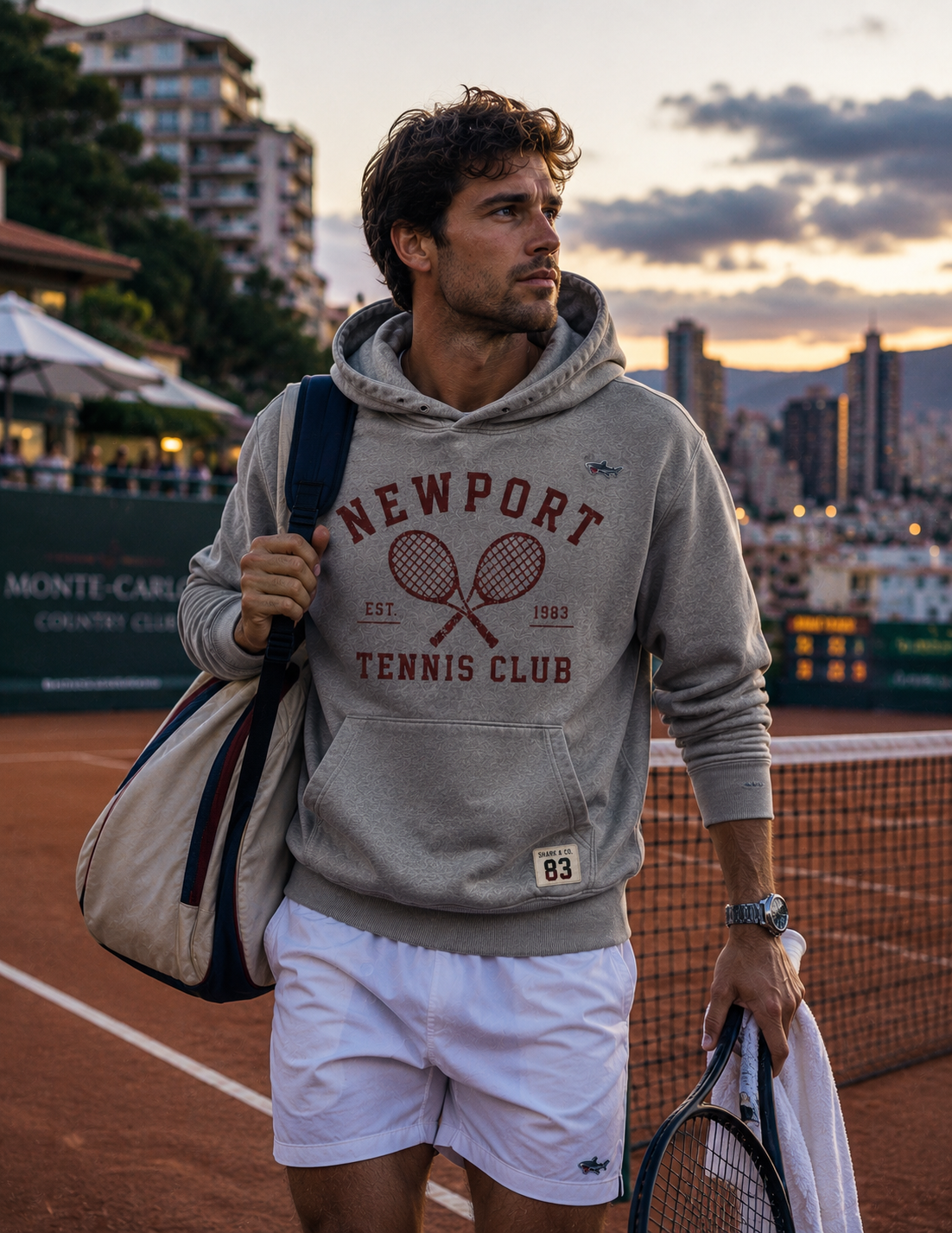 Shark & Co. Newport Tennis Club Heritage Hoodie