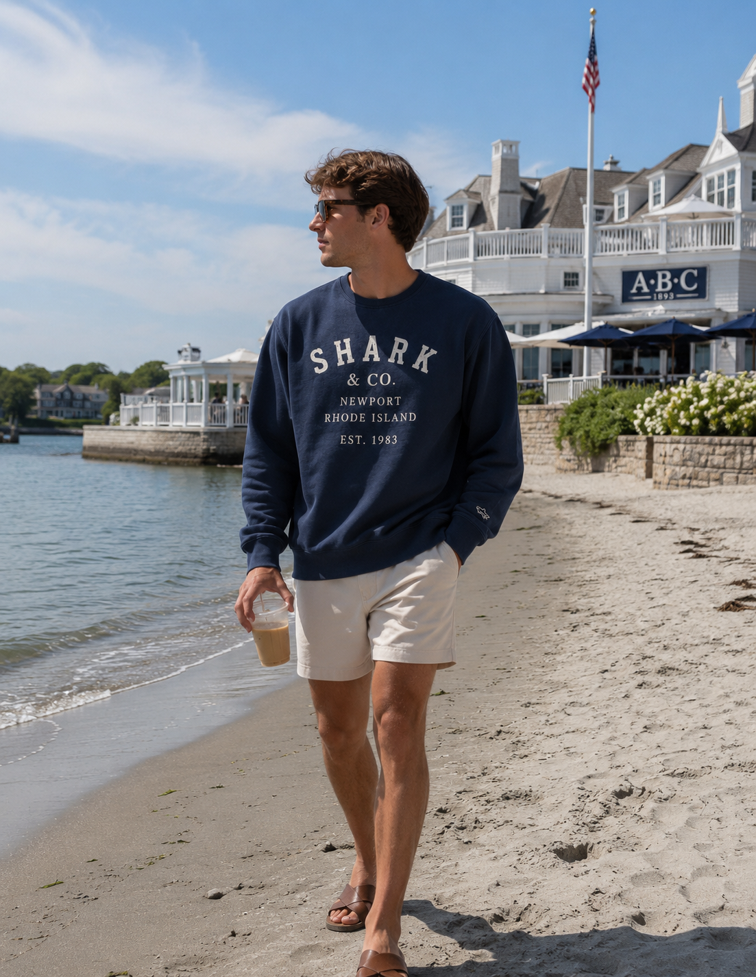 Shark & Co. Newport Crewneck