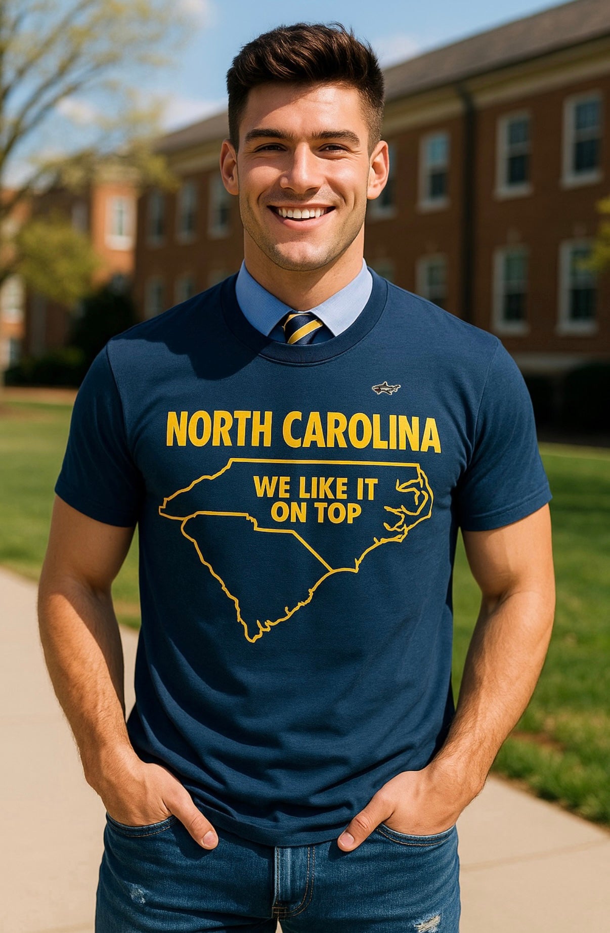 N.C. We like it on Top Tee