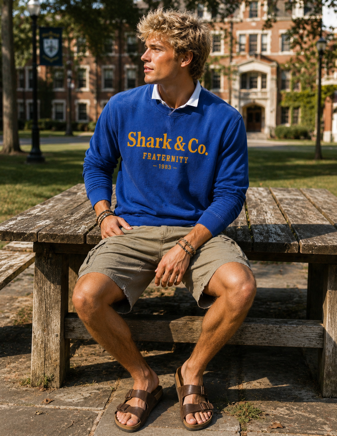 Shark & Co. Fraternity Crewneck