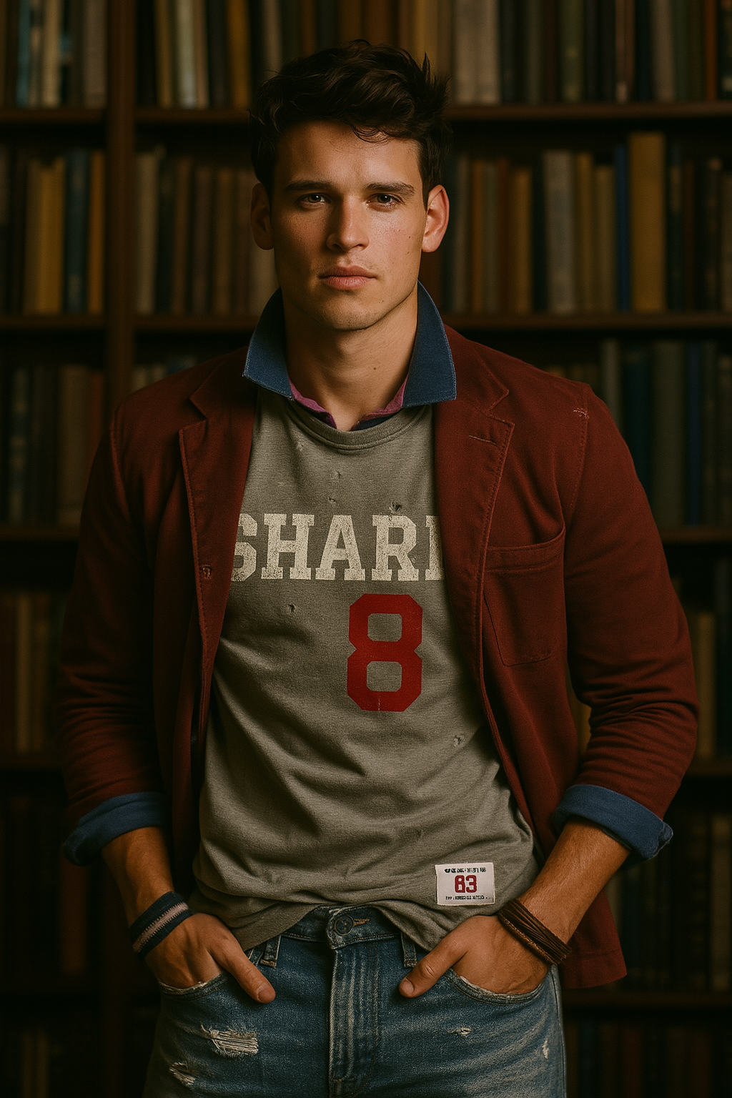 Shark #8 Tee