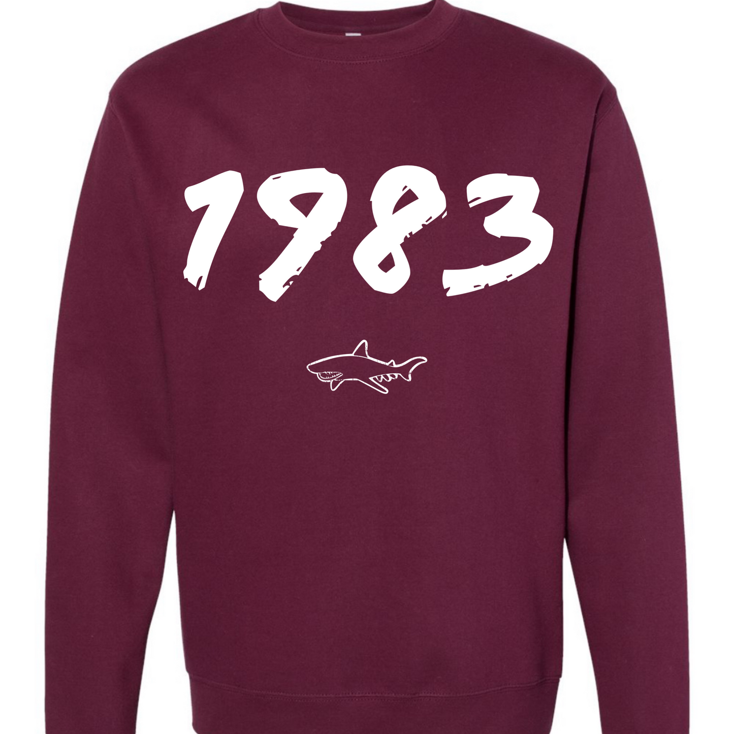 1983 Burgundy Crewneck