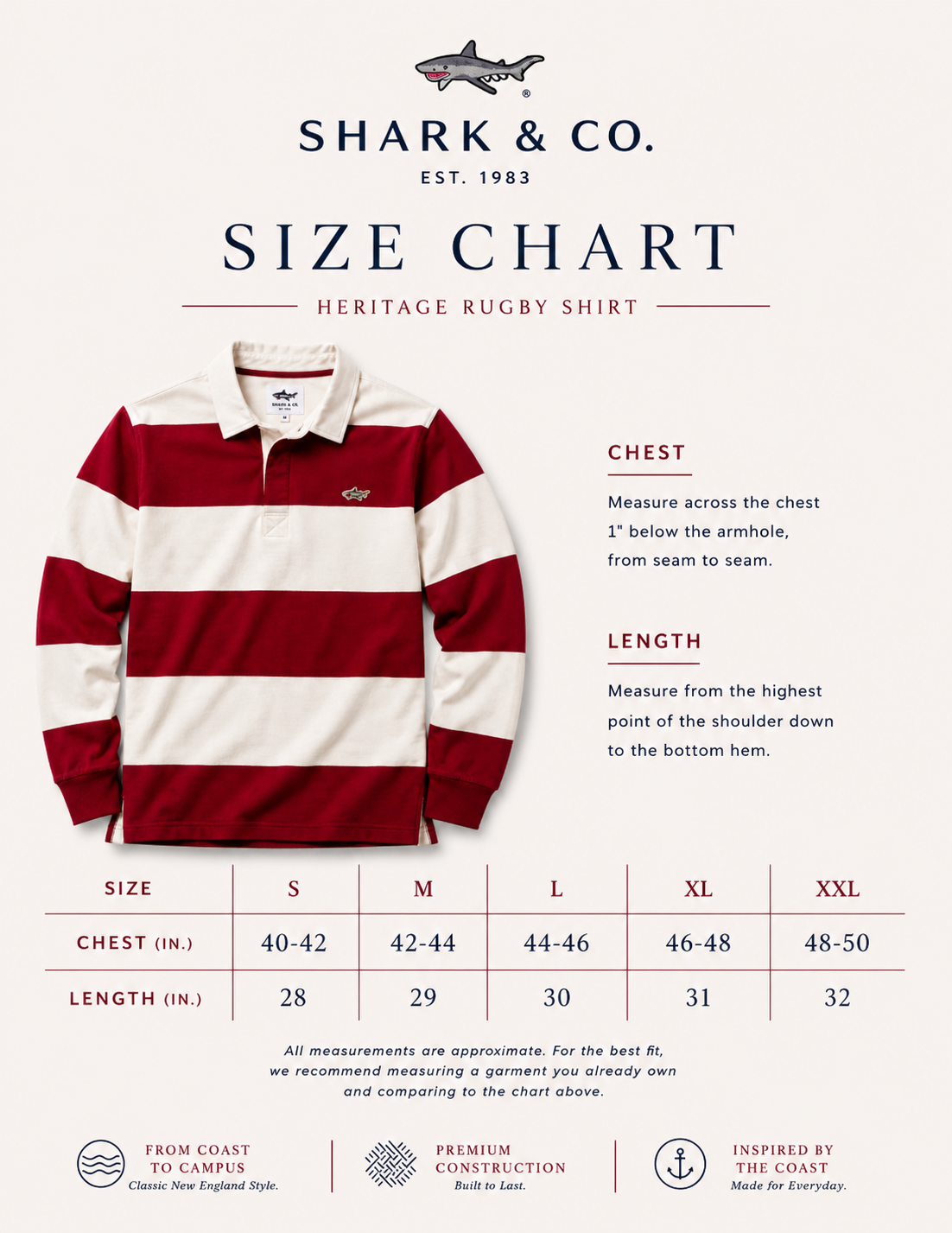 Shark & Co. Heritage Rugby Shirt