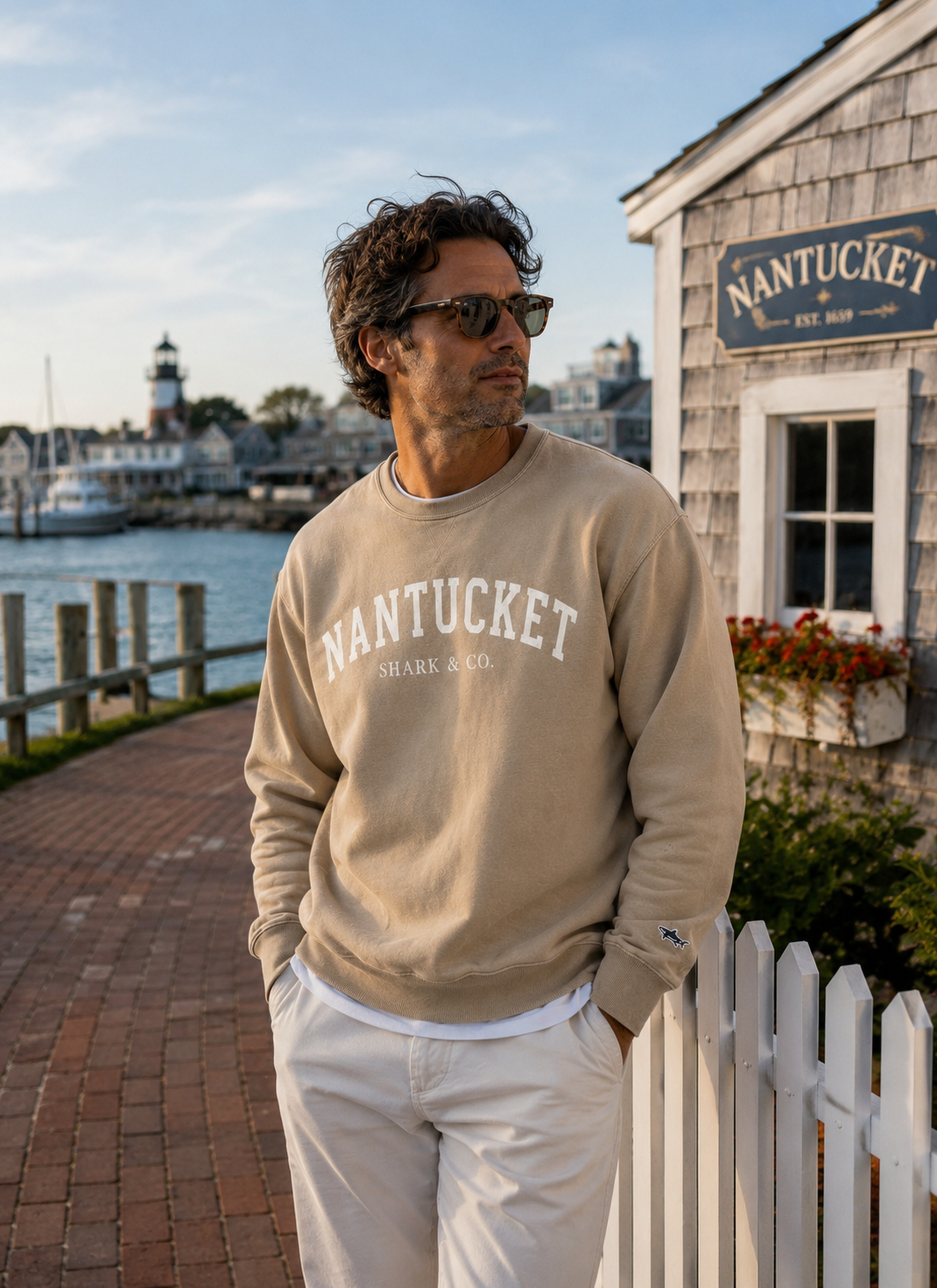 Shark & Co. Nantucket Crewneck