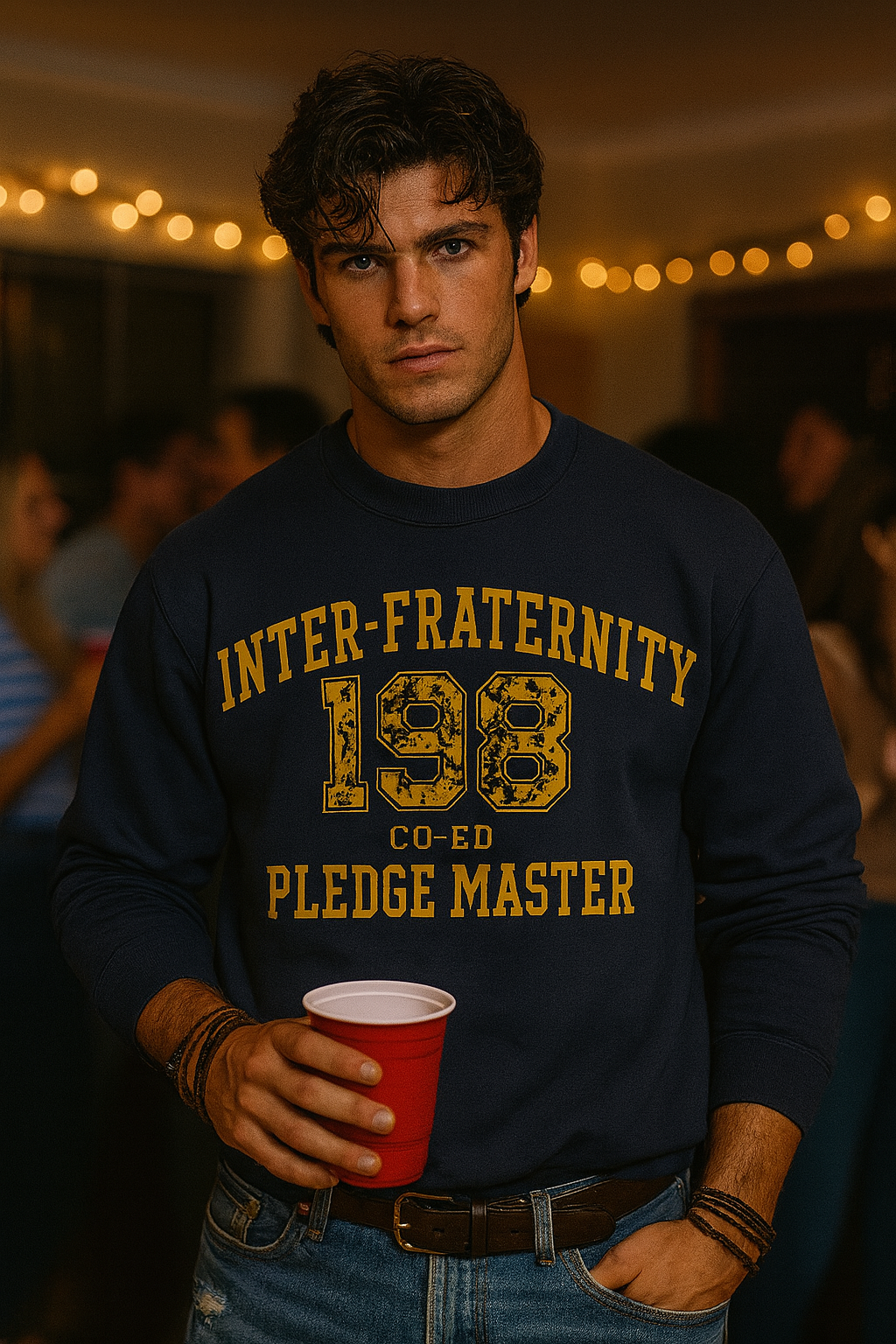 Inter-Fraternity Navy Crewneck