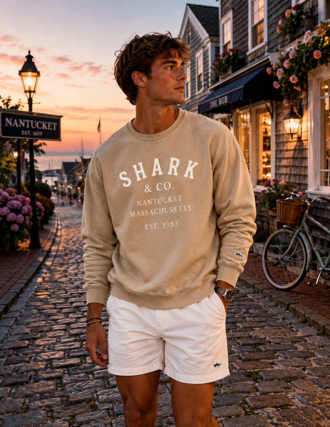 Shark & Co. Nantucket Crewneck