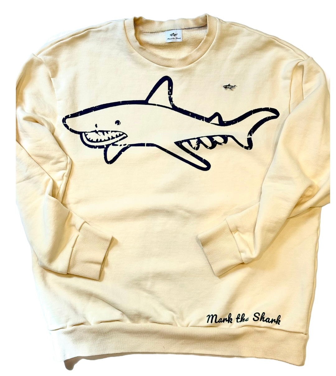 Shark Outline Crewneck