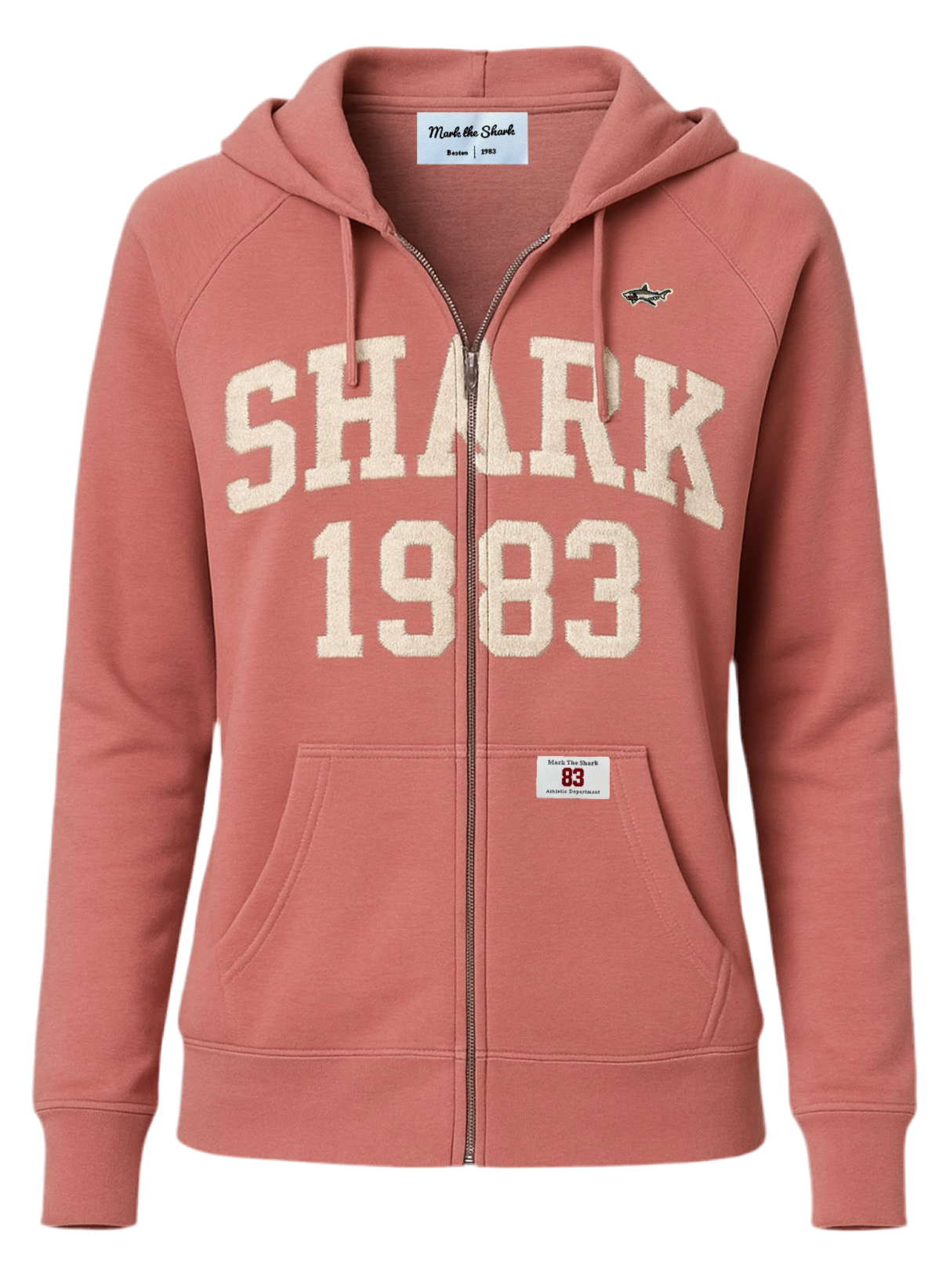Women’s Shark 1983 Zip Hood Rose