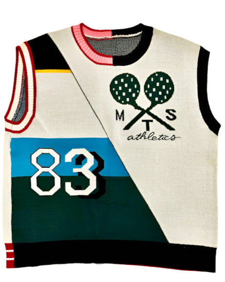 Cable Knit Athletics Sweater Vest