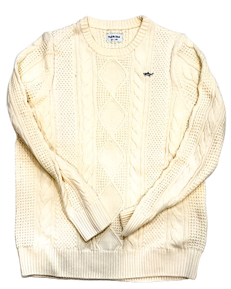 Cream Cable Knit Sweater