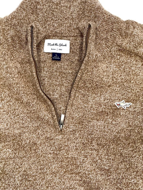 Sand Shark Half Zip Sweater
