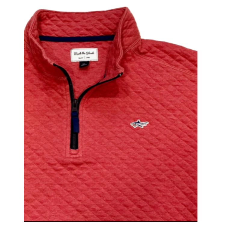 Shark Quilted Half-zip Pullover