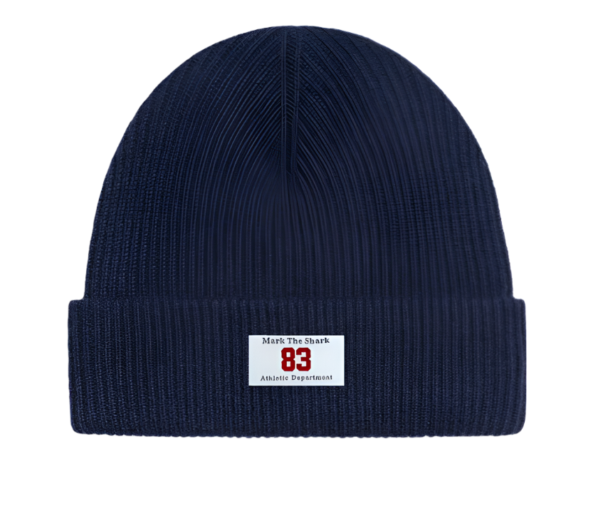 83 Navy Cashmere Beanie