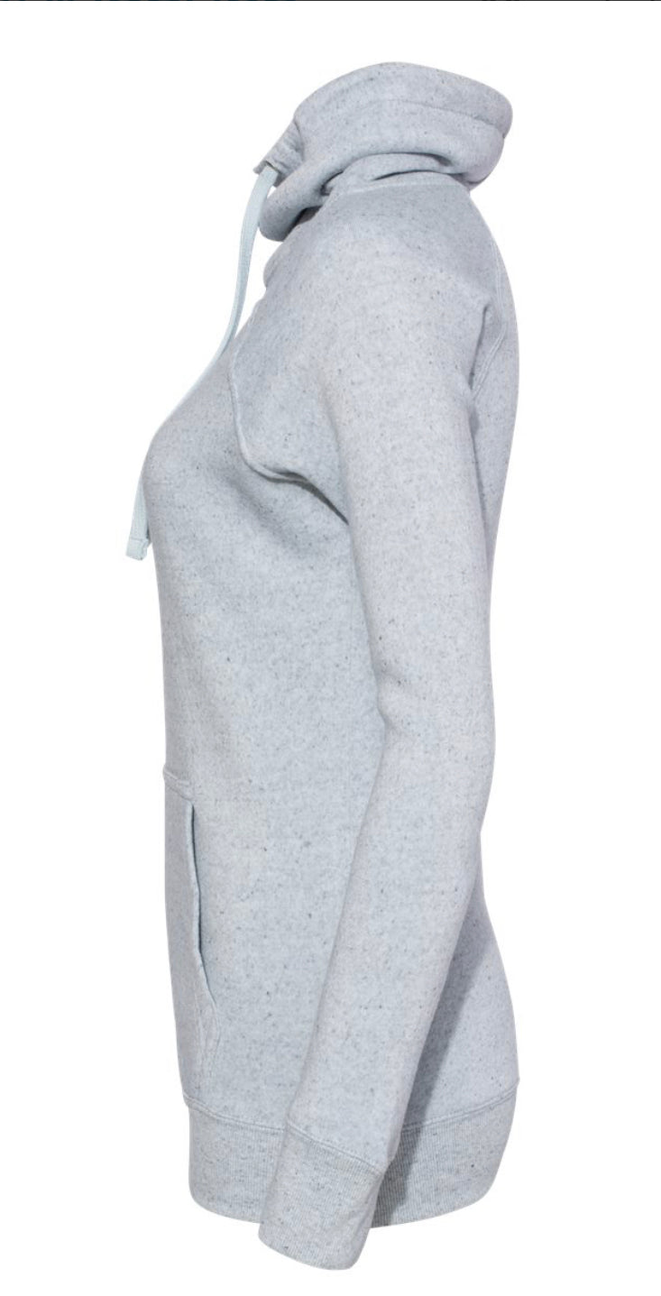 Crow Neck Shark Blue Hoodie