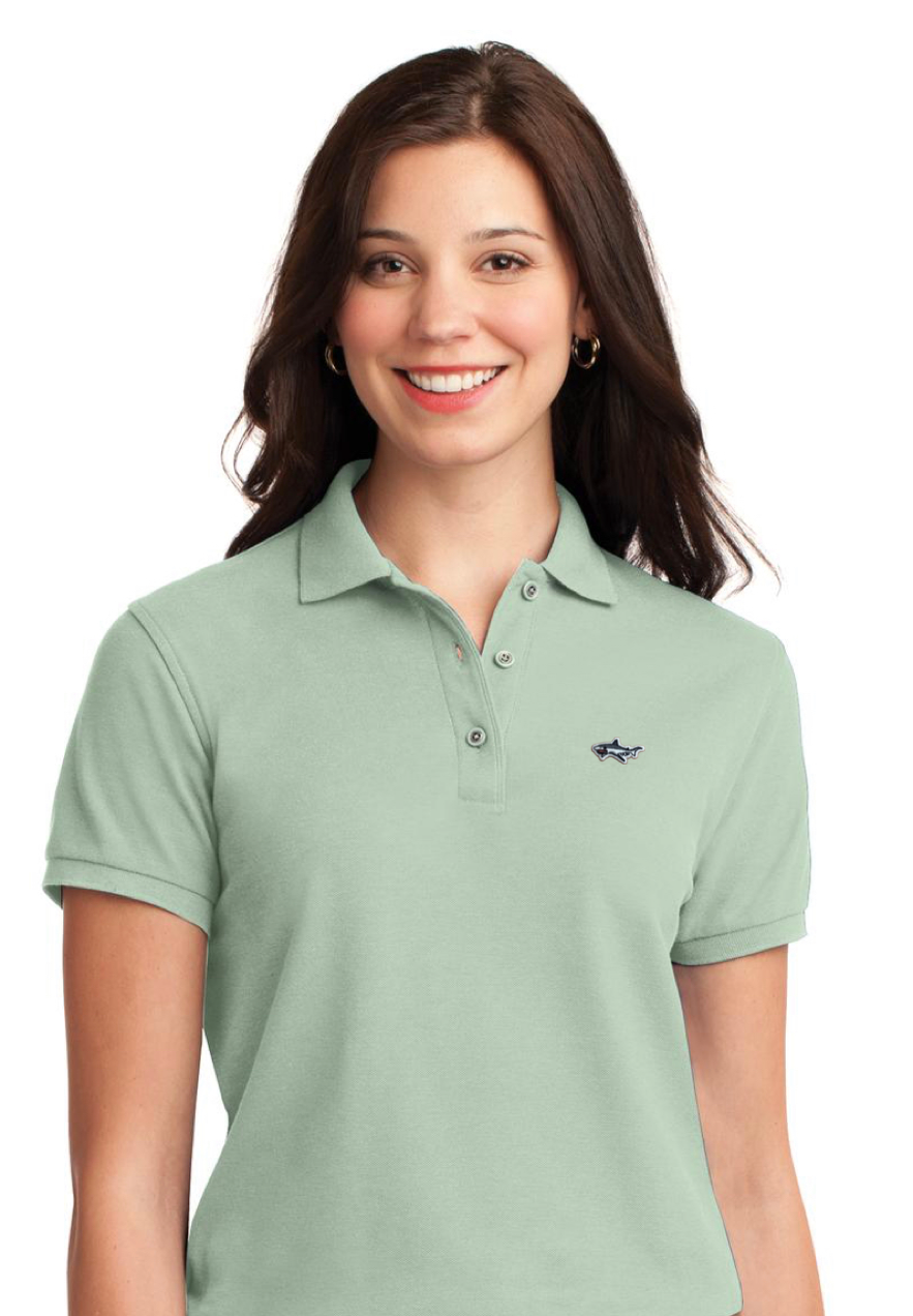 Ladies Mint Shark Polo