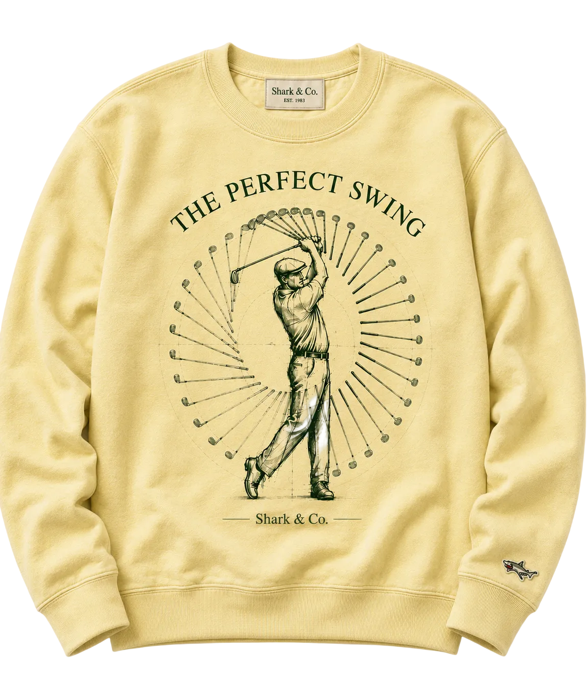 Shark & Co. Fairway Heritage Crewneck
