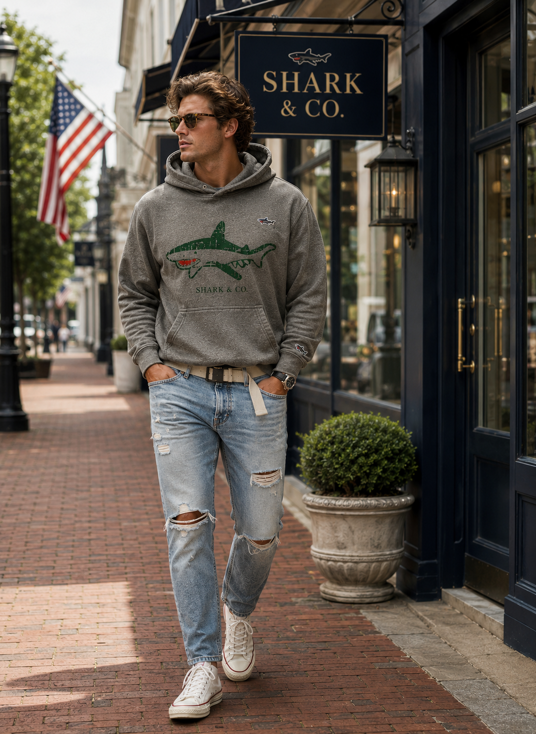 Shark & Co. Heritage Shark Hoodie