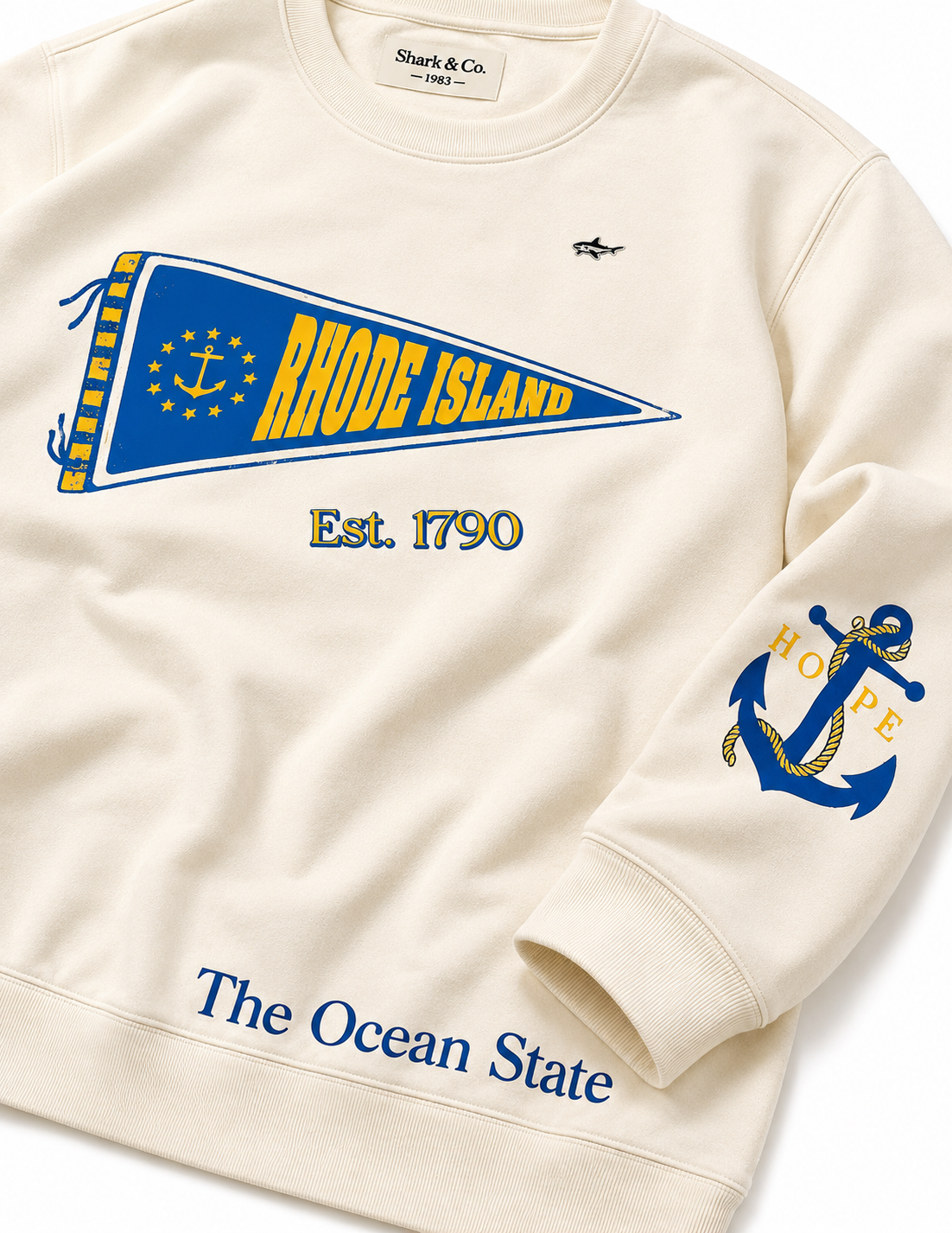 Shark & Co. Rhode Island Crewneck