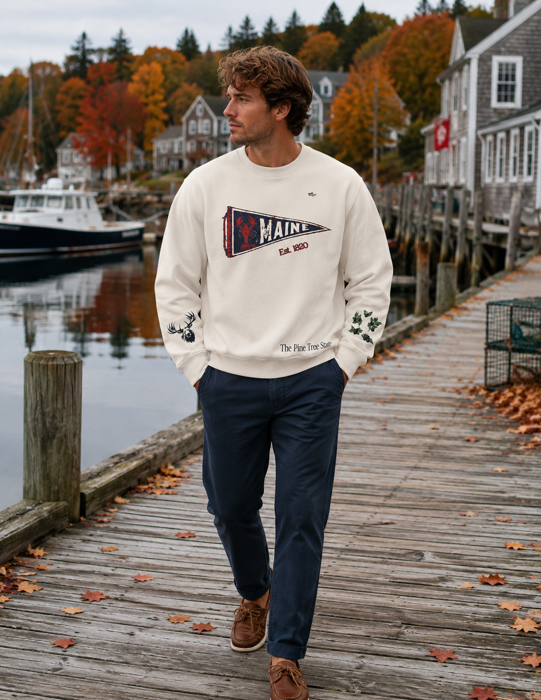 Shark & Co. Maine Crewneck